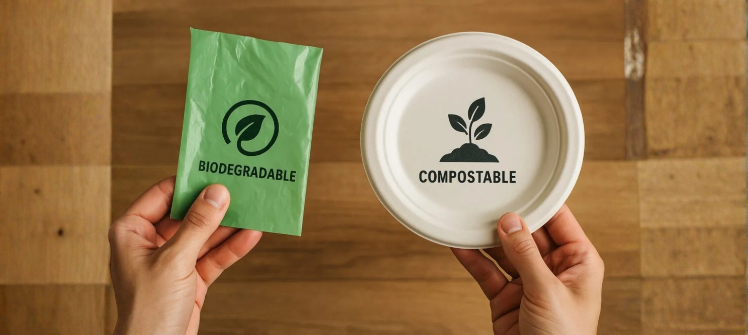 Compostable vs Biodegradable